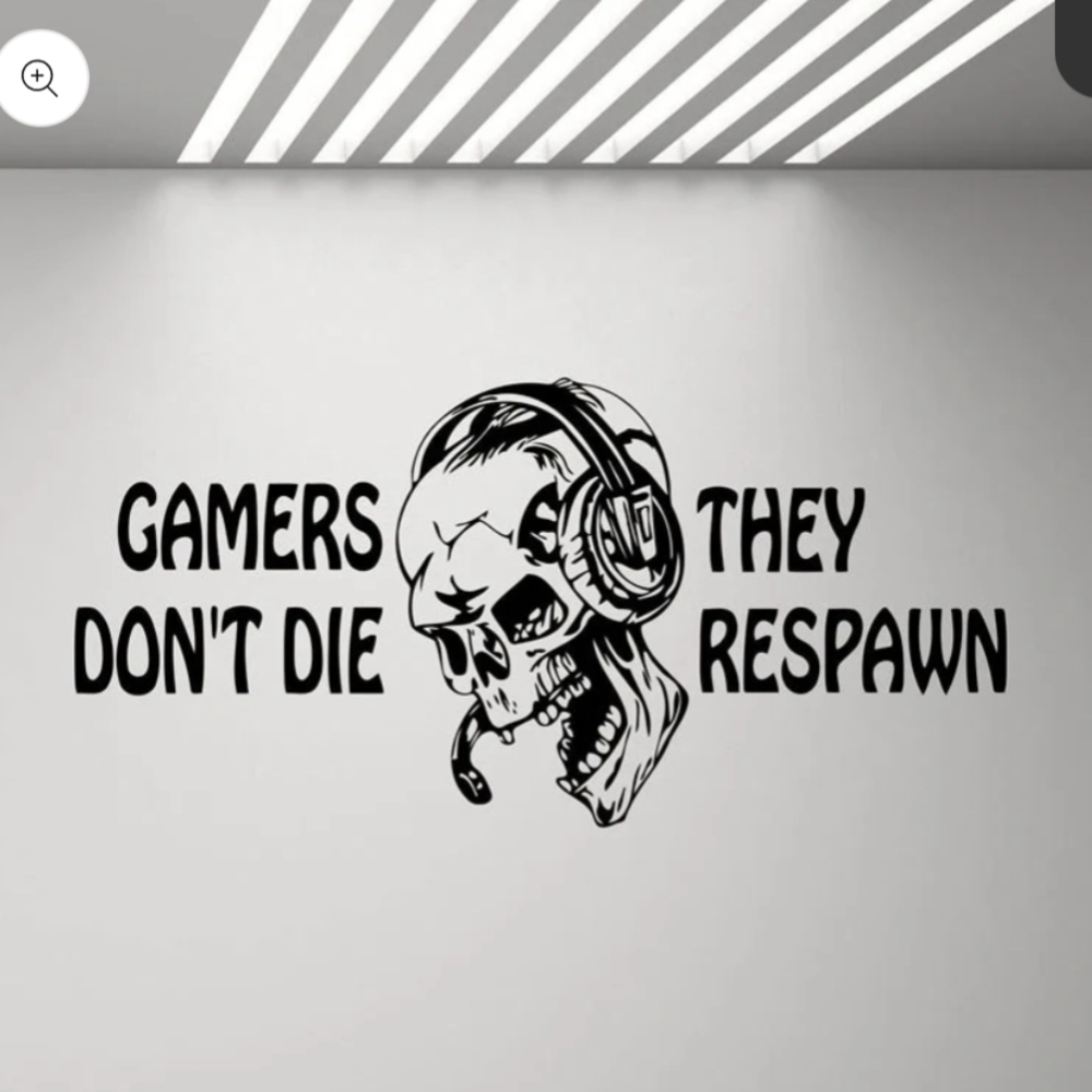 New Gamers Don't Die Wall Decal